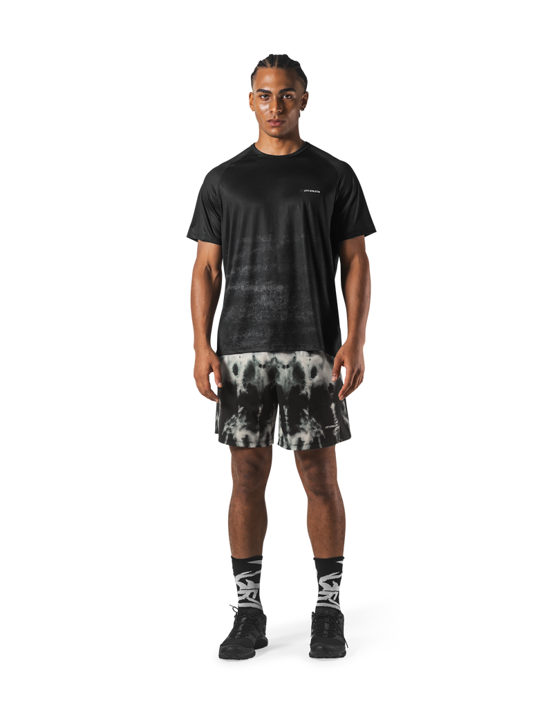 Faded Graphic Slim Fit T-Shirt - Black