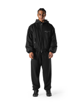 SWITCH LAYER™ Vintage Hoodie | MA-1 Puffer Jacket - Black