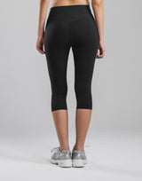 LÝFT Logo Capri Leggings - Black