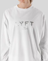 LÝFT Logo Long T-Shirt - White