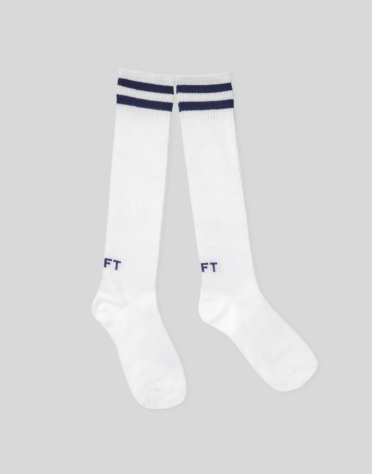 2Line Long Socks - Navy