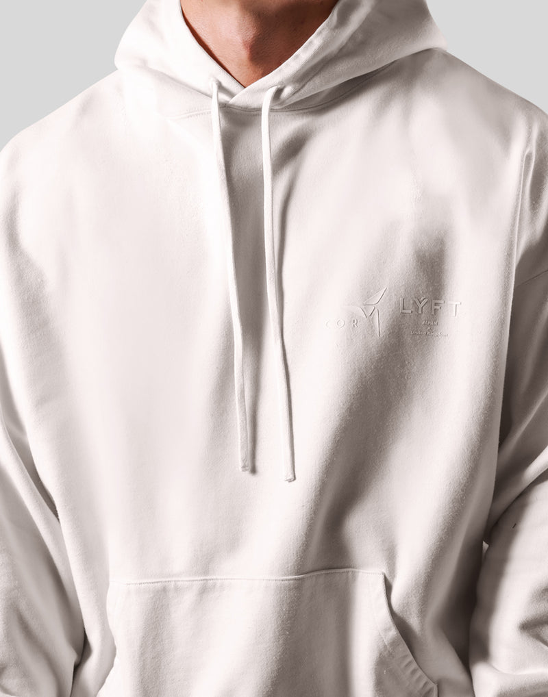 LÝFT × COR Limited Graphic Sweat Hoodie - Ivory