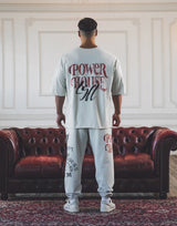 LÝFT × Power House Gym Vintage Extra Big T-Shirt - Ivory