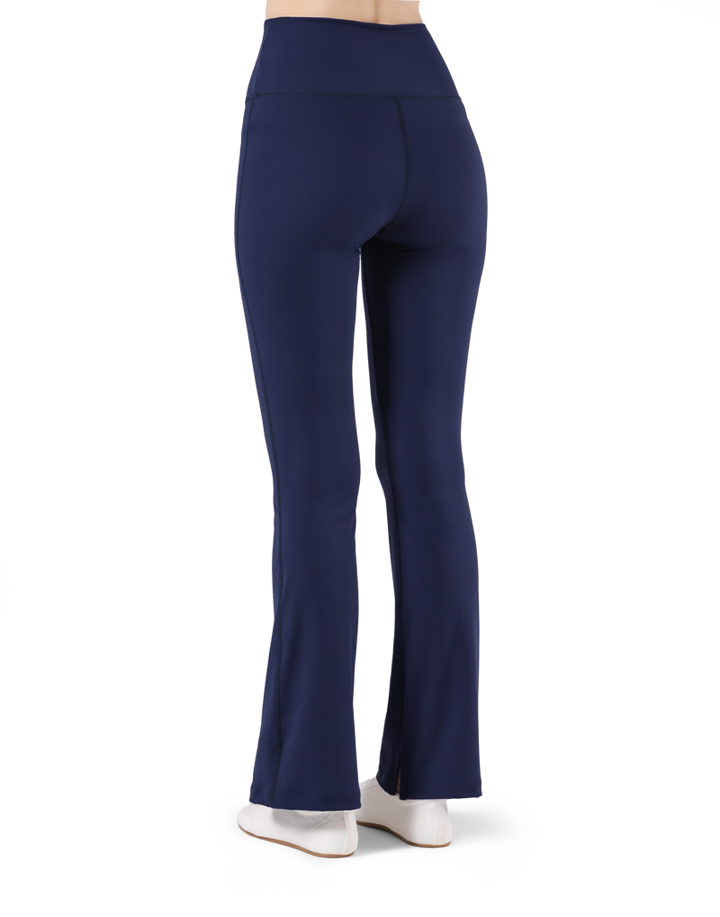 High Rise Flare Leggings - Navy