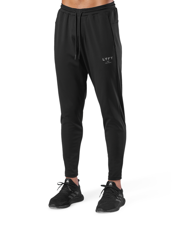 2Way Stretch Tapered Pants - Black