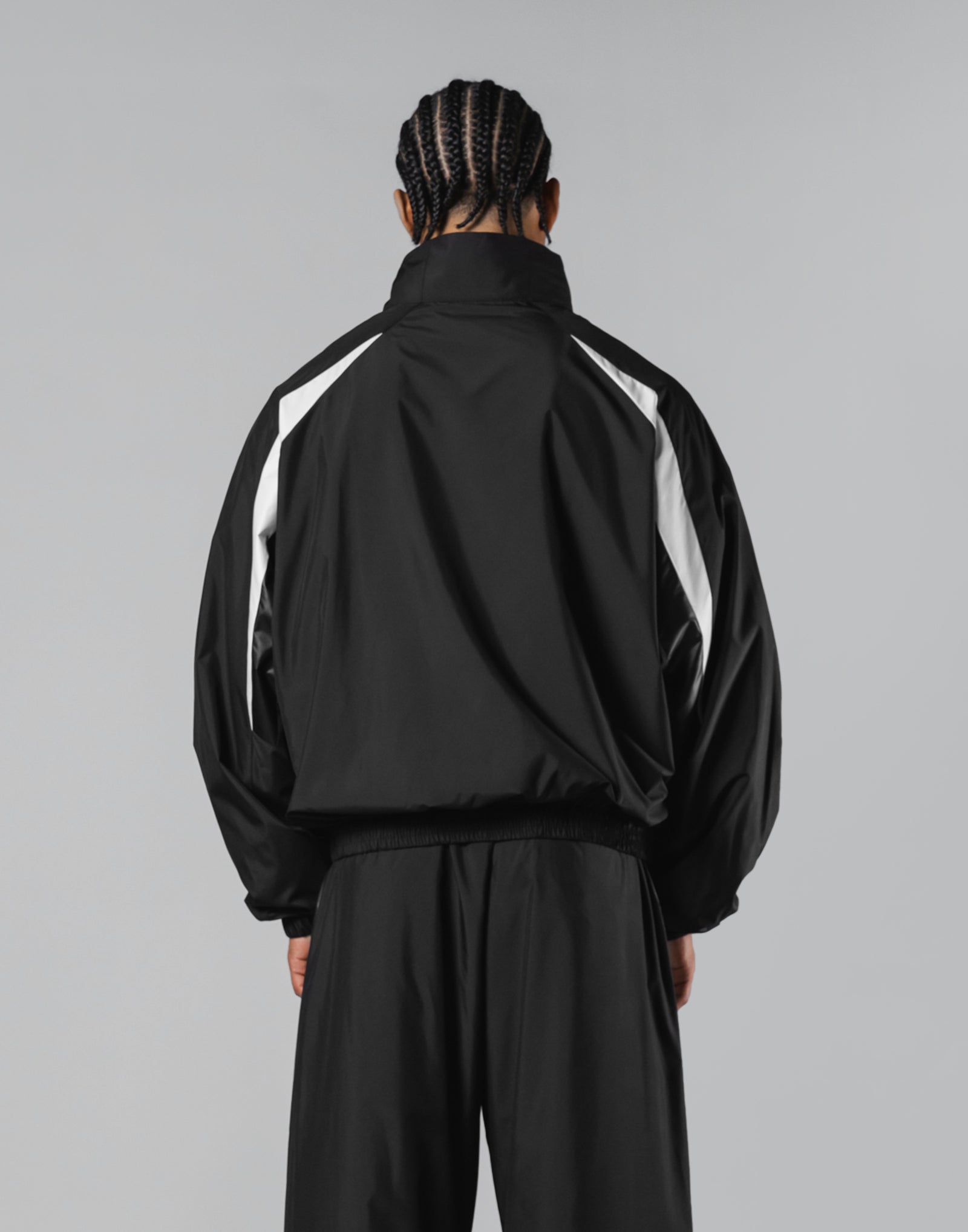 2Line Oversize Track Jacket V.3 - Black – LÝFT