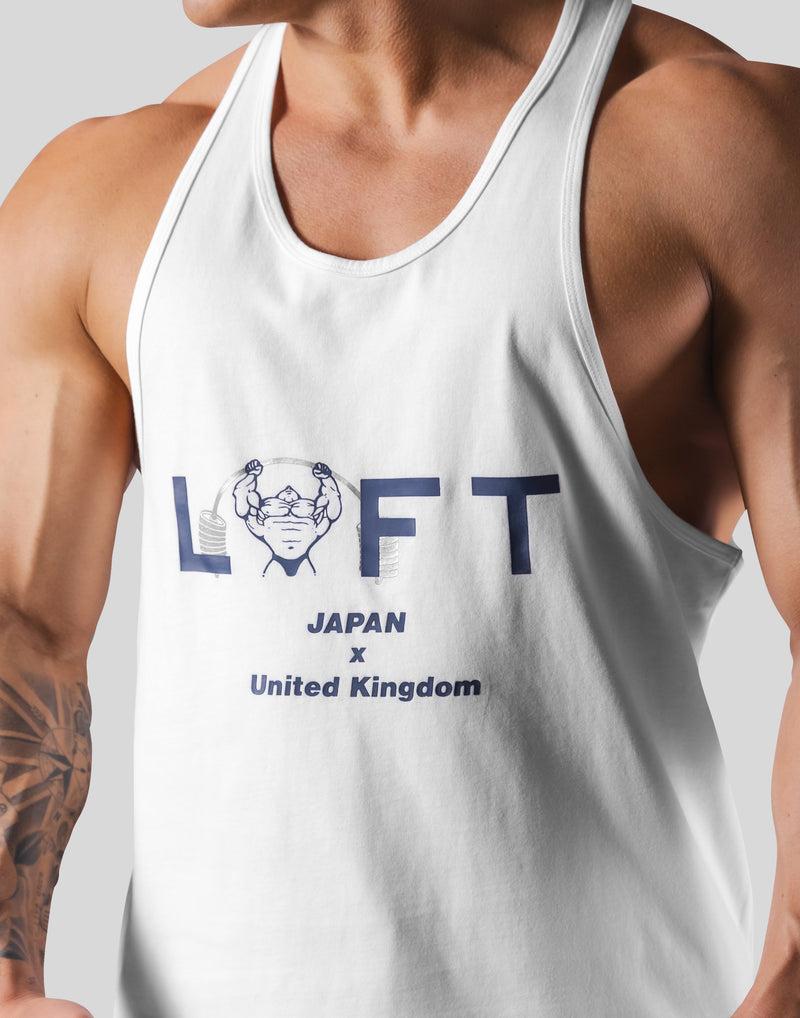 LÝFT × Power House Gym Training Tanktop- White