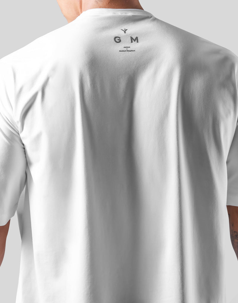 One Point Logo Stretch Big T-Shirt - White