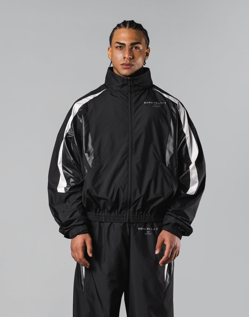 2Line Oversize Track Jacket V.3 - Black – LÝFT