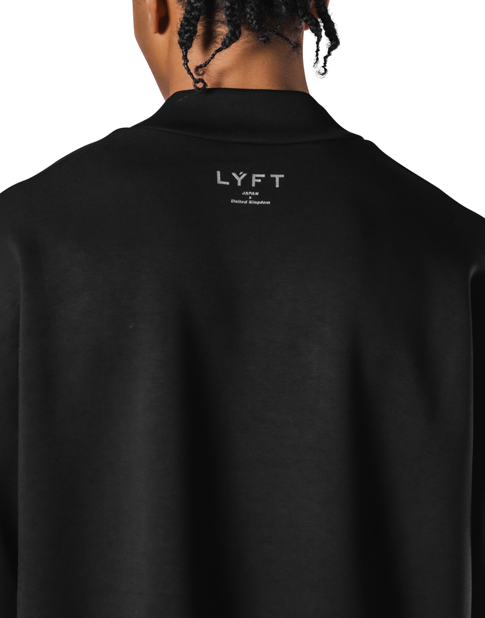 Oversize Mock Neck Pullover - Black – LÝFT Oversize Mock Neck Pullover - Black – LÝFT
