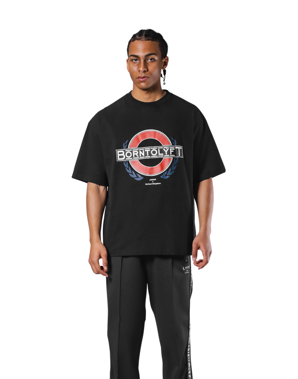 LÝFT Circle Big T-Shirt - Black