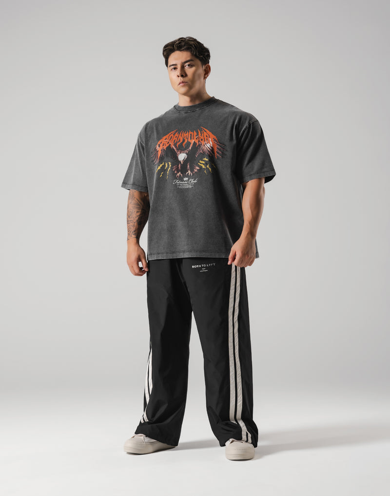 Eagle Graphic Vintage Big T-Shirt - Black – LÝFT