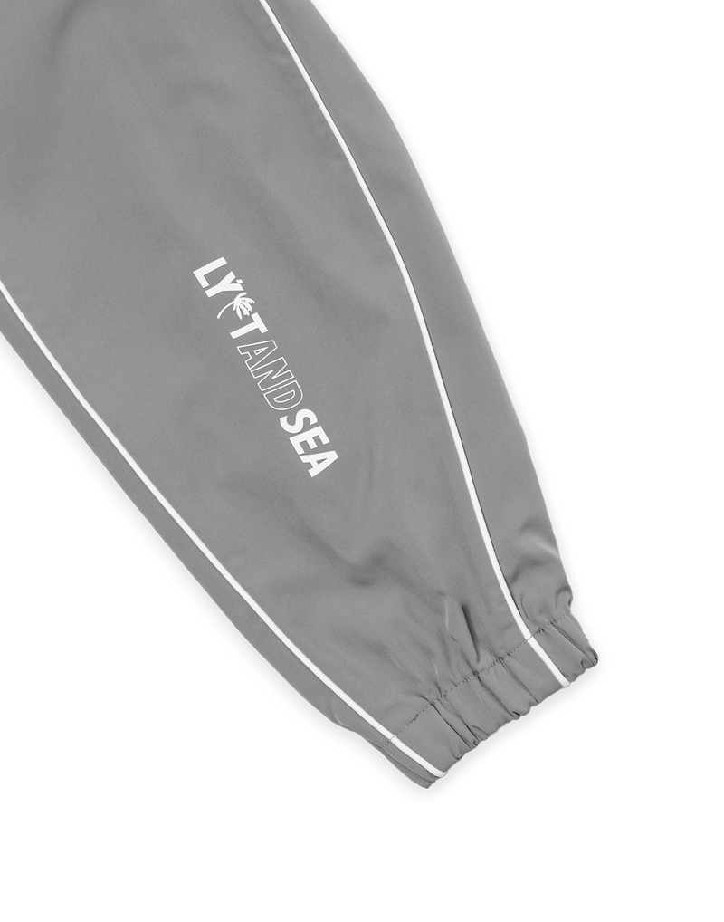 LÝFT × WIND AND SEA Piping Hooded Zip-Up Jacket - Grey LÝFT × WIND AND SEA Piping Hooded Zip-Up Jacket - Grey