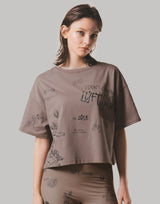 LÝFT Graffiti T-Shirt - Beige