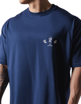 Old English Big T-Shirt - Navy