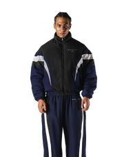 SWITCH LAYER™ 2Line TRACK | BLACK Puffer Jacket V.2 - Navy