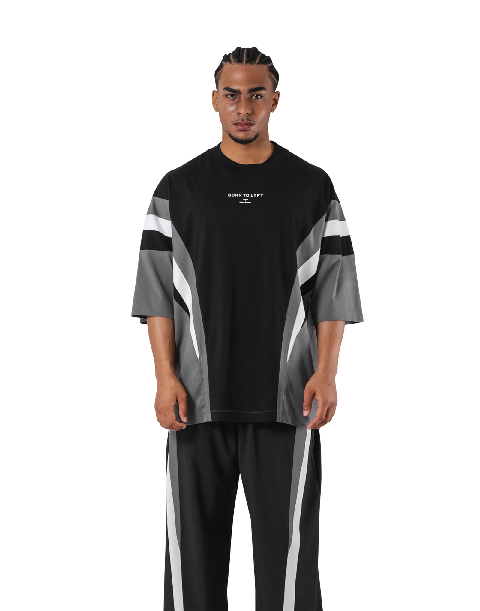 Round Pattern Extra Big T-Shirt V.2 - Black – LÝFT