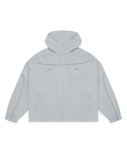 LÝFT × WIND AND SEA Piping Hooded Zip-Up Jacket - Grey LÝFT × WIND AND SEA Piping Hooded Zip-Up Jacket - Grey