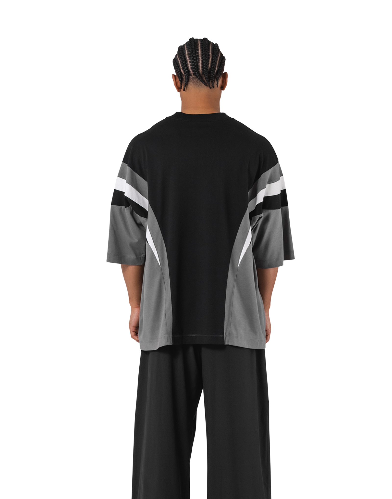 Round Pattern Extra Big T-Shirt V.2 - Black – LÝFT