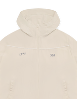 LÝFT × WIND AND SEA Piping Hooded Zip-Up Jacket - Ivory