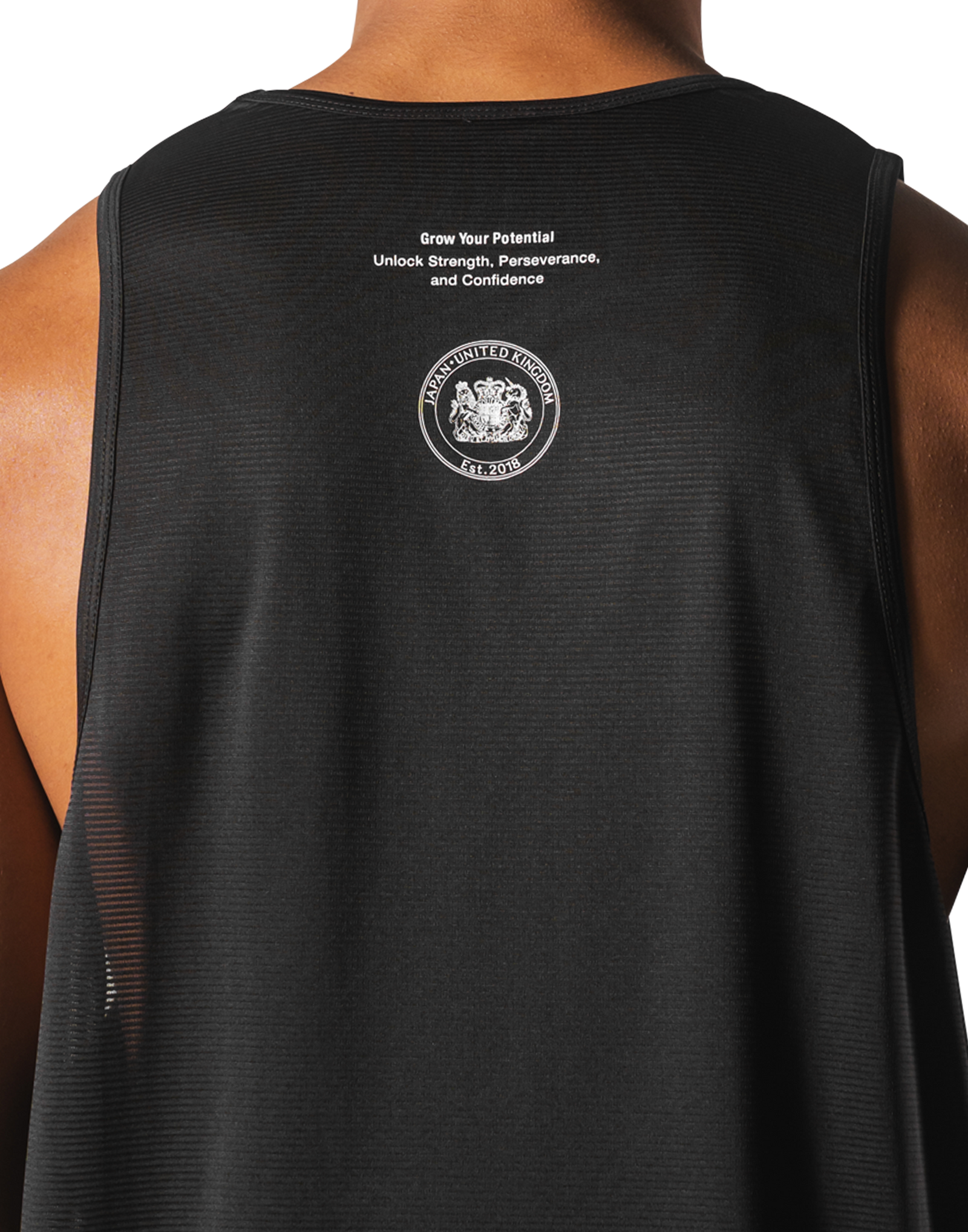LÝFT Athletic Logo Stretch Tank Top - Black
