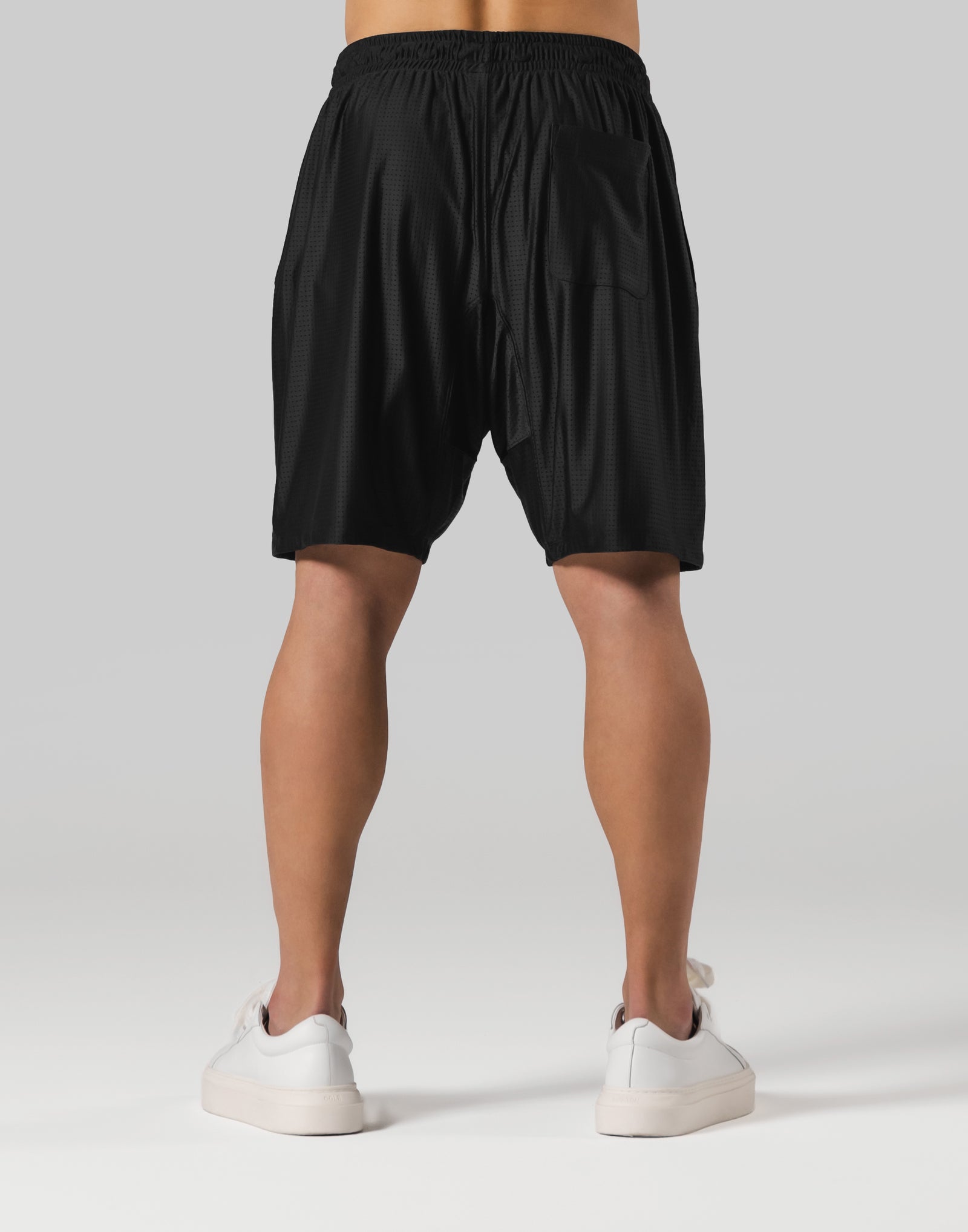 Script Logo Mesh Shorts - Black – LÝFT