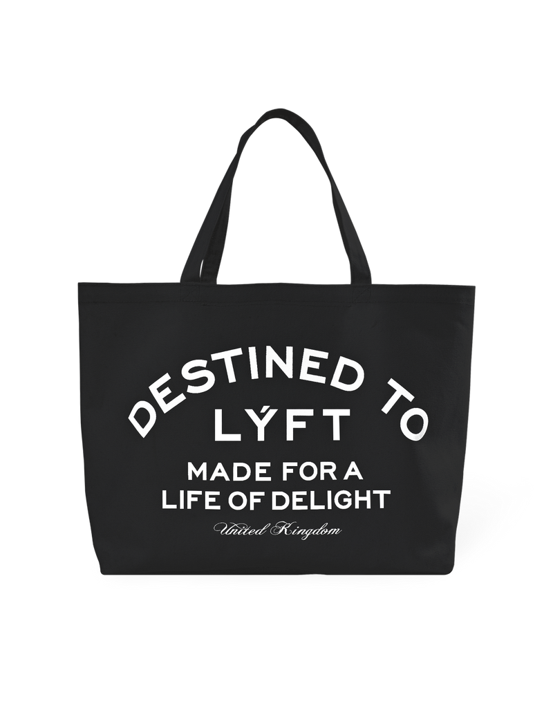 Big Size Tote Bag - Black