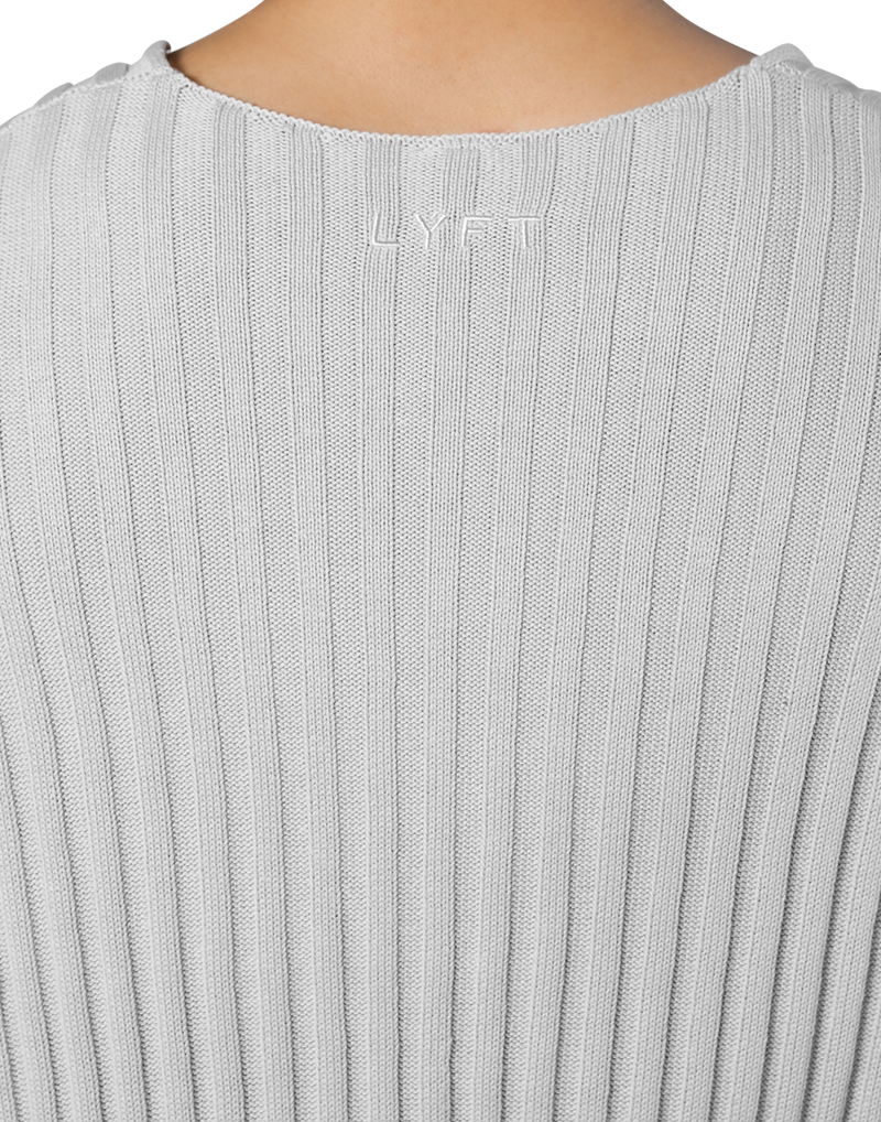 Oversize Knit T-Shirt - Ivory