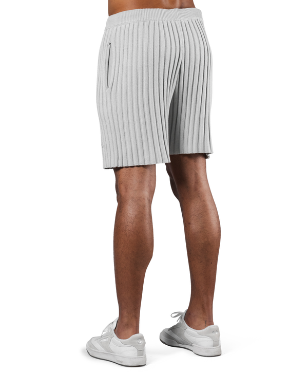 Wide Knit Shorts - Ivory