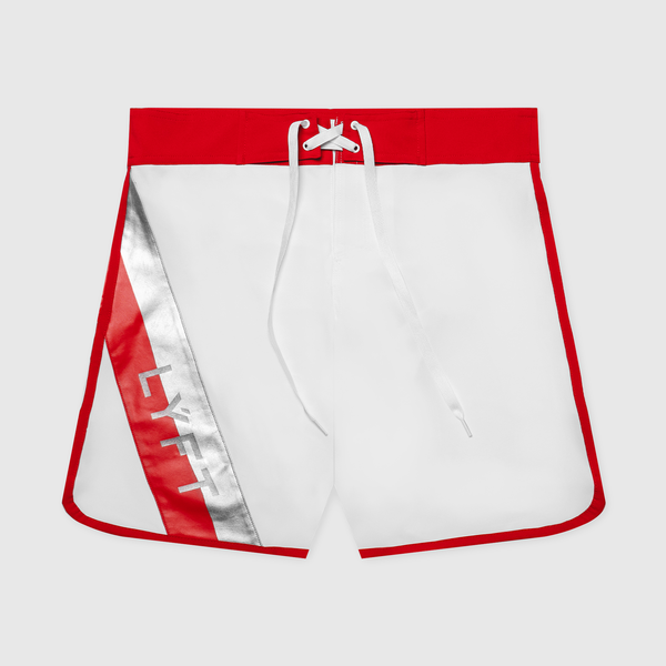 lyft ステージショーツ　ホワイト／レッド LÝFT Stage Shorts - White/Red