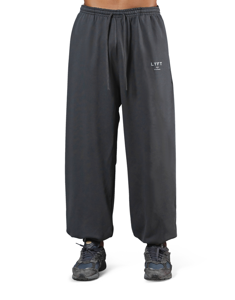 LÝFT Light Weight Wide Sweat Pants - D.Grey