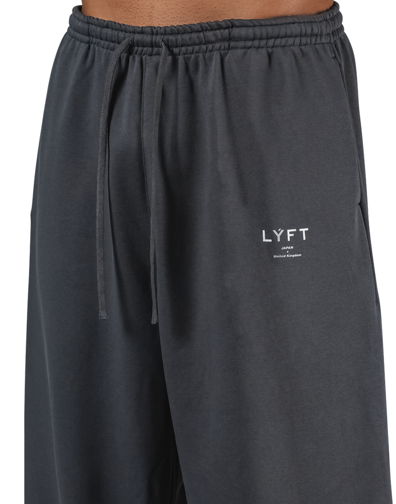 LÝFT Light Weight Wide Sweat Pants - D.Grey