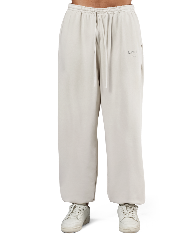 LÝFT Light Weight Wide Sweat Pants - Ivory