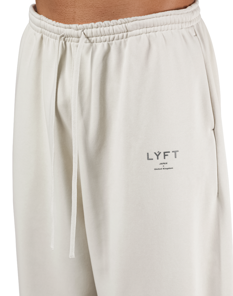 LÝFT Light Weight Wide Sweat Pants - Ivory
