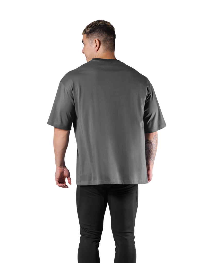 LÝFT Logo Big T-Shirt V.2 - D.Grey