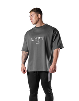 LÝFT Logo Big T-Shirt V.2 - D.Grey