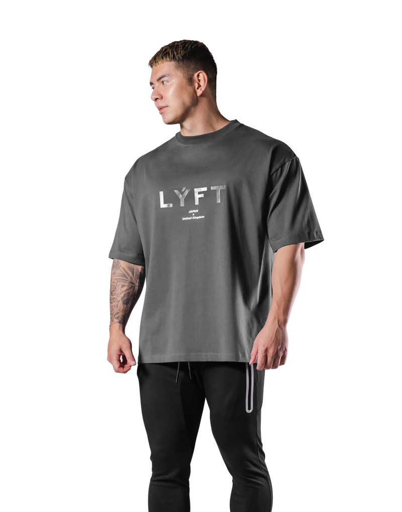 LÝFT Logo Big T-Shirt V.2 - D.Grey