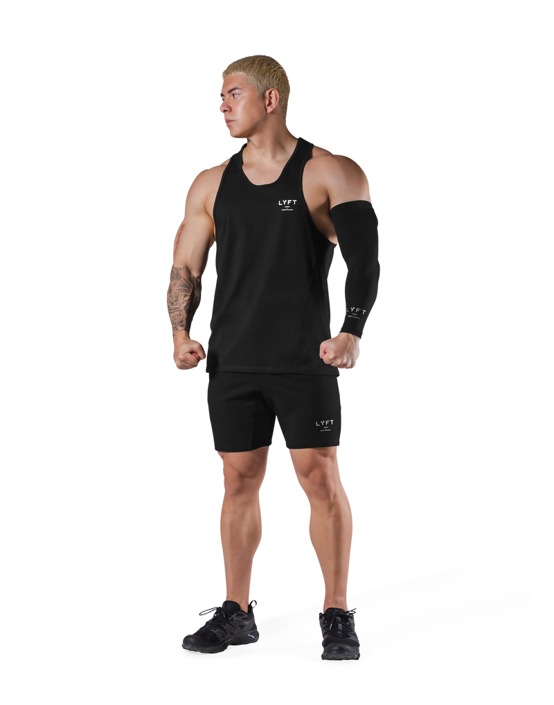 One Point Logo Training Tanktop - Black