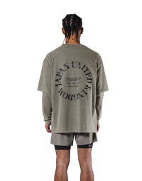 JP × UK Ring Vintage Big T-Shirt - Khaki – LÝFT JP × UK Ring Vintage Big T-Shirt - Khaki – LÝFT