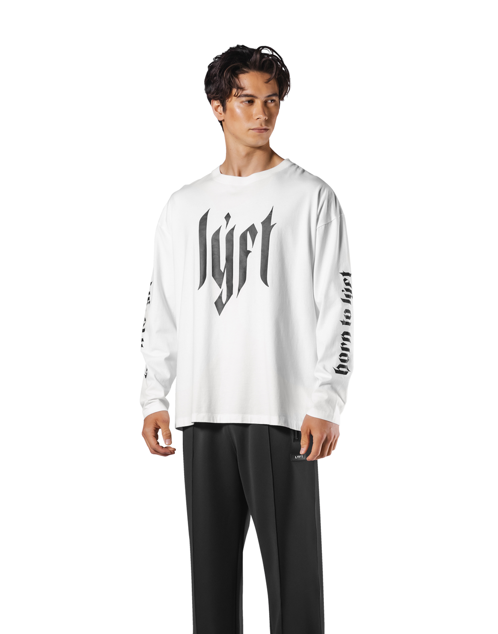 BORN TO LYFT ナイロンジャケット ホワイト・ネイビー Born To BORN TO LYFT ナイロンジャケット ホワイト・ネイビー Born To