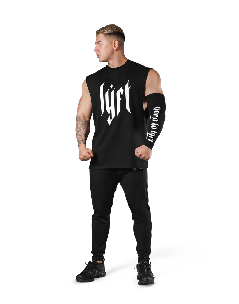 Back Vintage Graphic No Sleeve - Black – LÝFT Back Vintage Graphic No Sleeve - Black – LÝFT