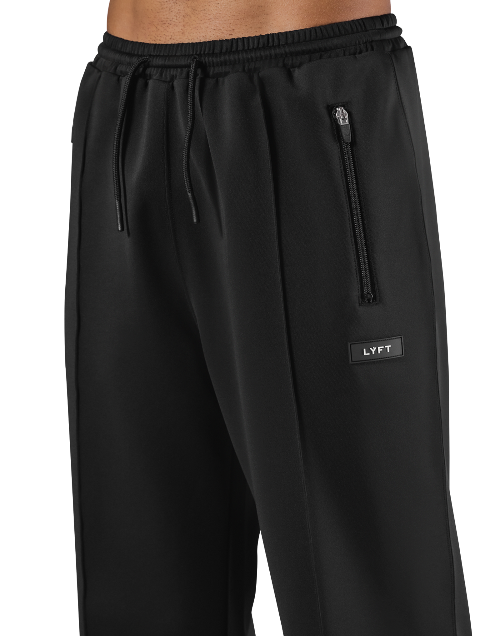 Standard Wide Track Pants - Black – LÝFT Standard Wide Track Pants - Black – LÝFT
