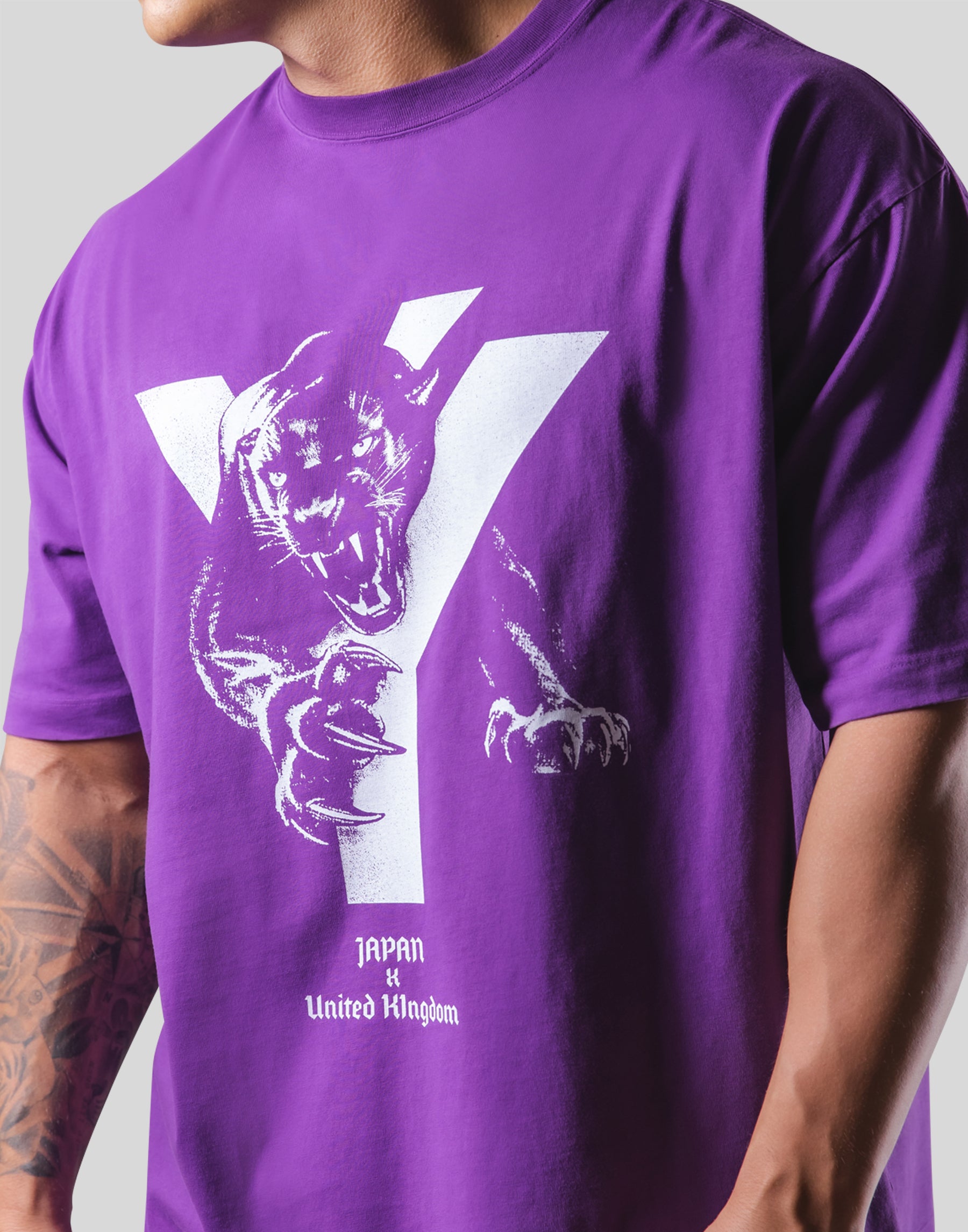 Panther Y Big T-Shirt - Purple – LÝFT