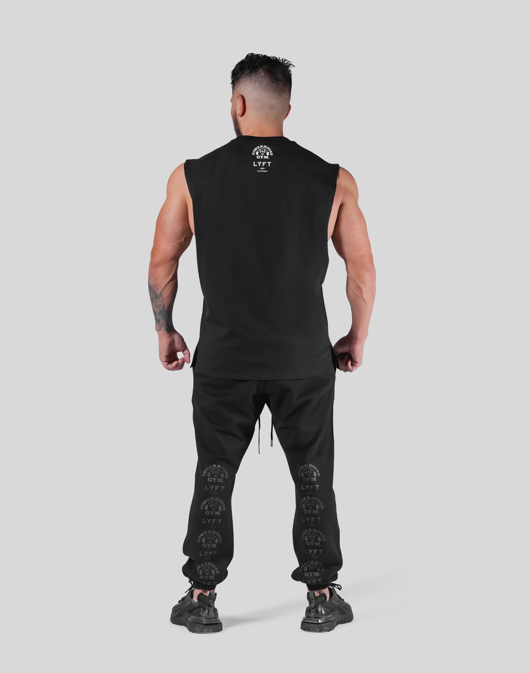 LÝFT × POWER HOUSE GYM ノースリーブ　ブラック XLサイズ LÝFT × Power House Gym No Sleeve- Black