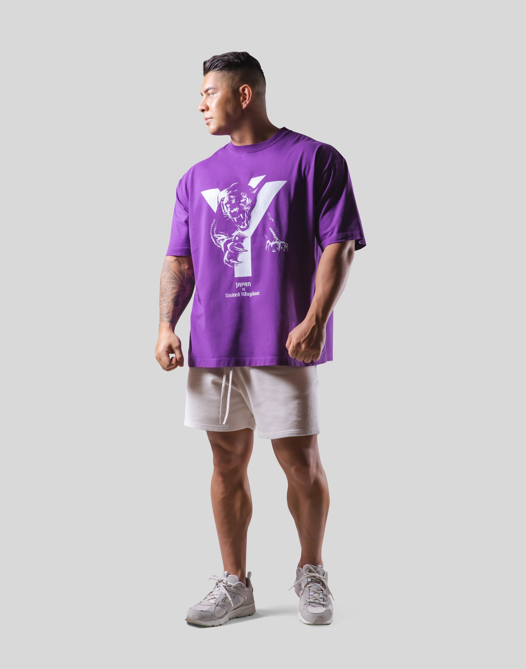 Panther Y Big T-Shirt - Purple – LÝFT