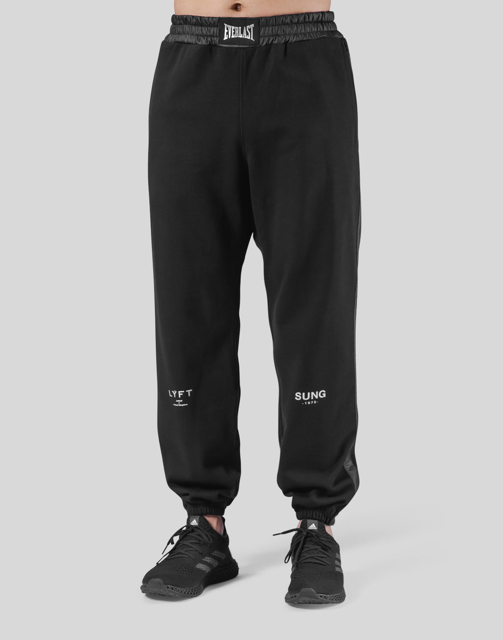 LÝFT x EVERLAST x SUNG Oversize Sweat Pants - Black