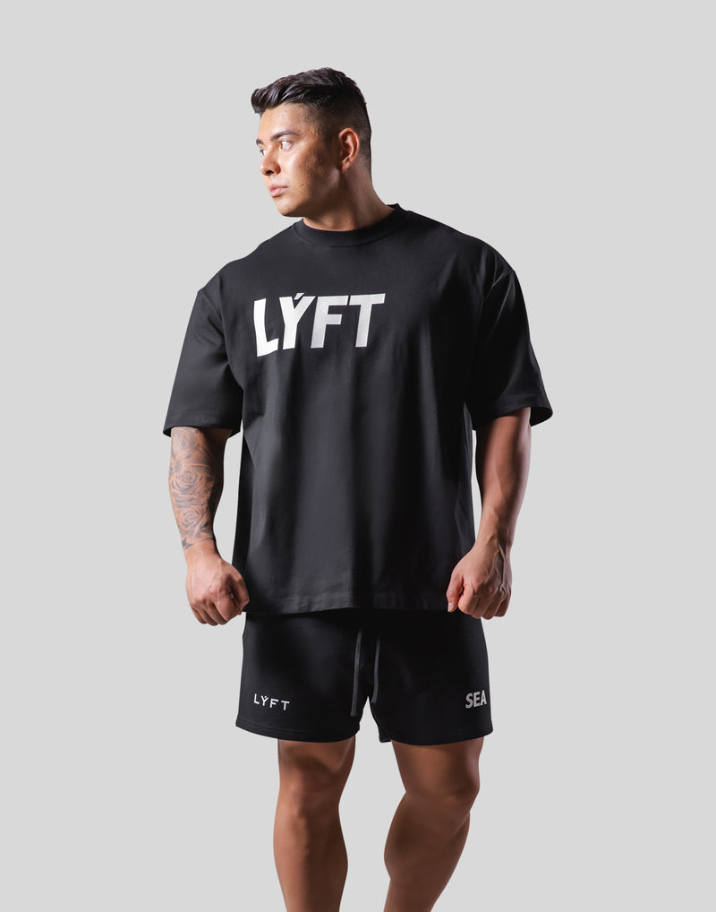 【受注商品】LÝFT × WIND AND SEA Big T-Shirt - Black