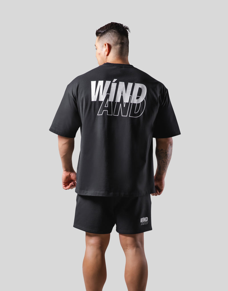 【受注商品】LÝFT × WIND AND SEA Big T-Shirt - Black