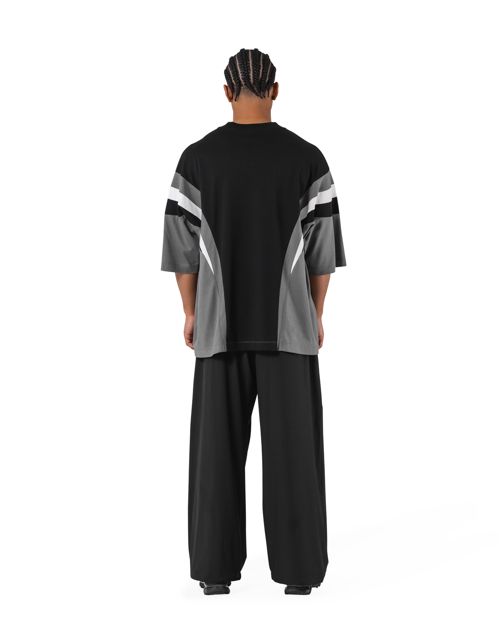 Round Pattern Extra Big T-Shirt V.2 - Black – LÝFT