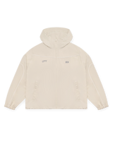 LÝFT × WIND AND SEA Piping Hooded Zip-Up Jacket - Ivory